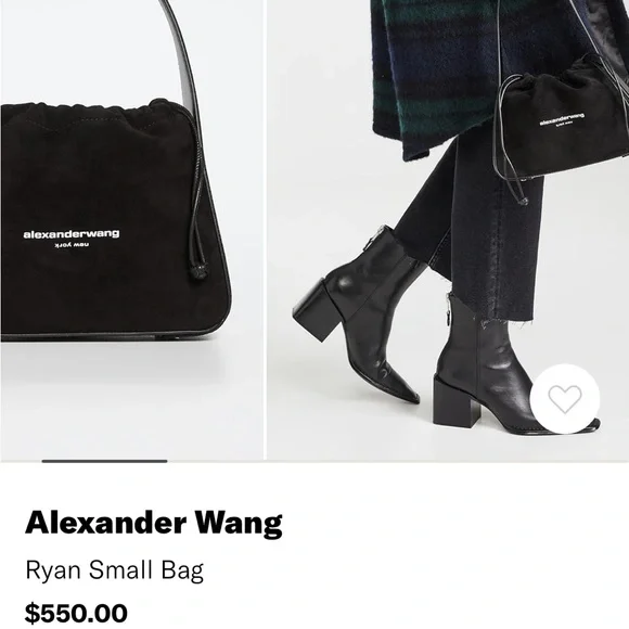 Alexander Wang Black Ryan Small Handbag